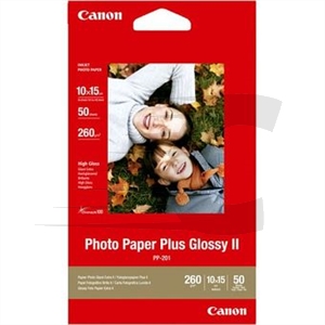 Canon PP-201 | 10x15cm | Brillo | 260gr | 50 hojas